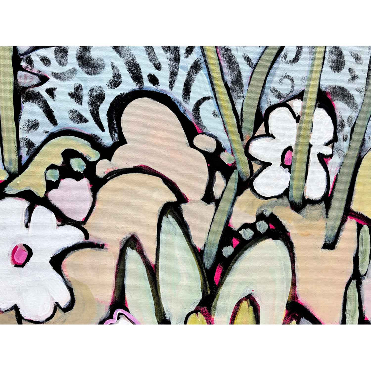 Putting Down Roots 16" x 16" - Petroff Gallery - Painting