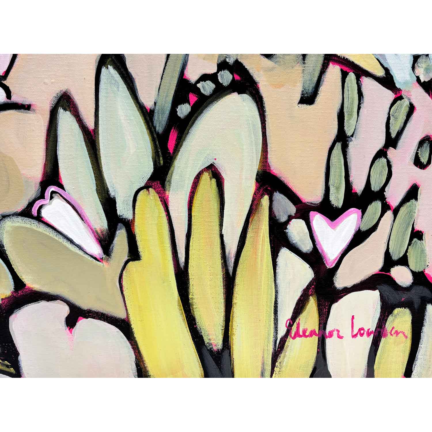 Putting Down Roots 16" x 16" - Petroff Gallery - Painting