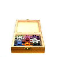 Puzzle Piece Menorah - Petroff Gallery -  - Dabbah Judaica - Puzzle Piece Menorah