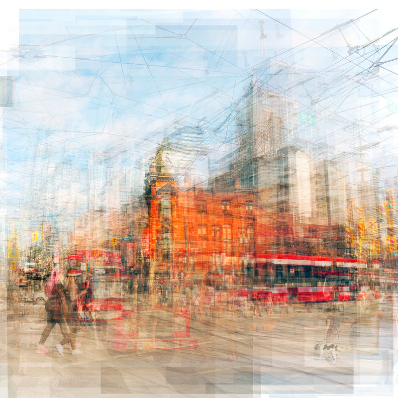 Queen & Spadina 3 34" x 34" Petroff Gallery 