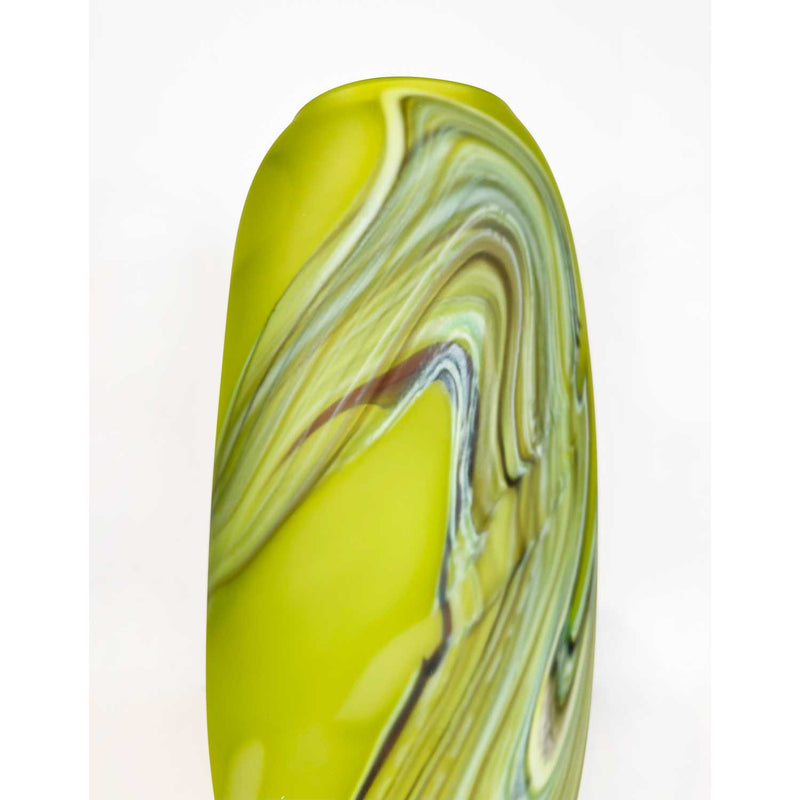Tall Lime Ether Series - Petroff Gallery - Glass Art