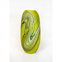 Tall Lime Ether Series - Petroff Gallery - Glass Art
