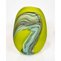 Medium Lime Ether Series - Petroff Gallery - Glass Art