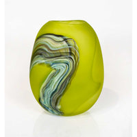 Medium Lime Ether Series - Petroff Gallery - Glass Art