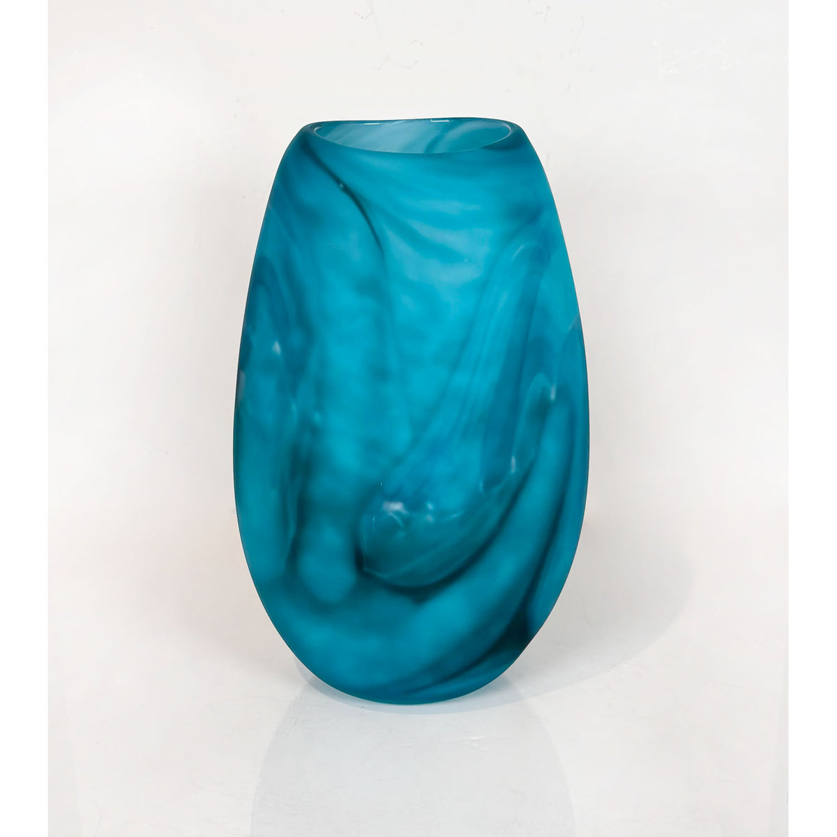 Tall Aqua Ether Series - Petroff Gallery - Glass Art
