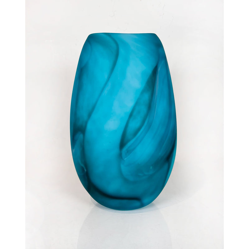 Tall Aqua Ether Series - Petroff Gallery - Glass Art