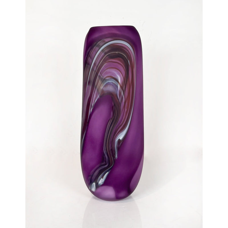 Tall Purple Ether Series - Petroff Gallery - Glass Art