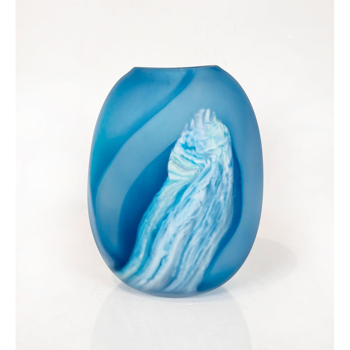 Small Blue Ether Series - Petroff Gallery - Glass Art