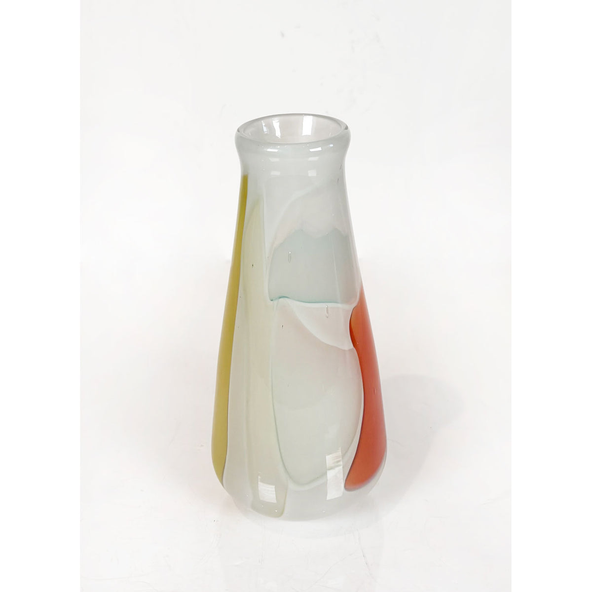 Medium White Fiori Series - Petroff Gallery - Glass Art