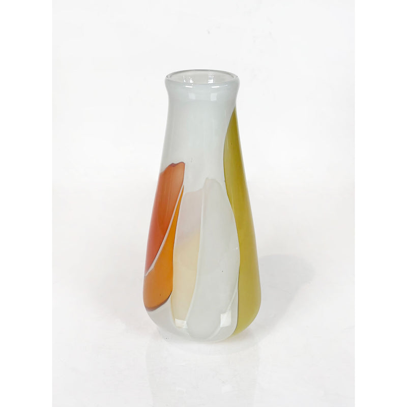 Medium White Fiori Series - Petroff Gallery - Glass Art