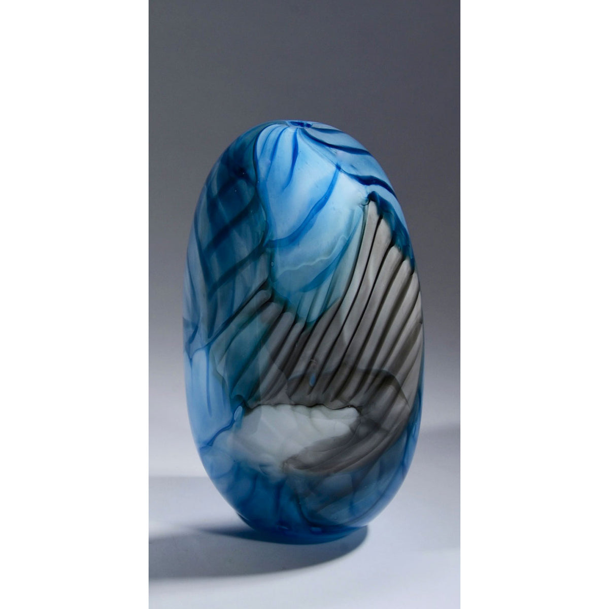 Ether Series Small Blue - Petroff Gallery - Glass Art