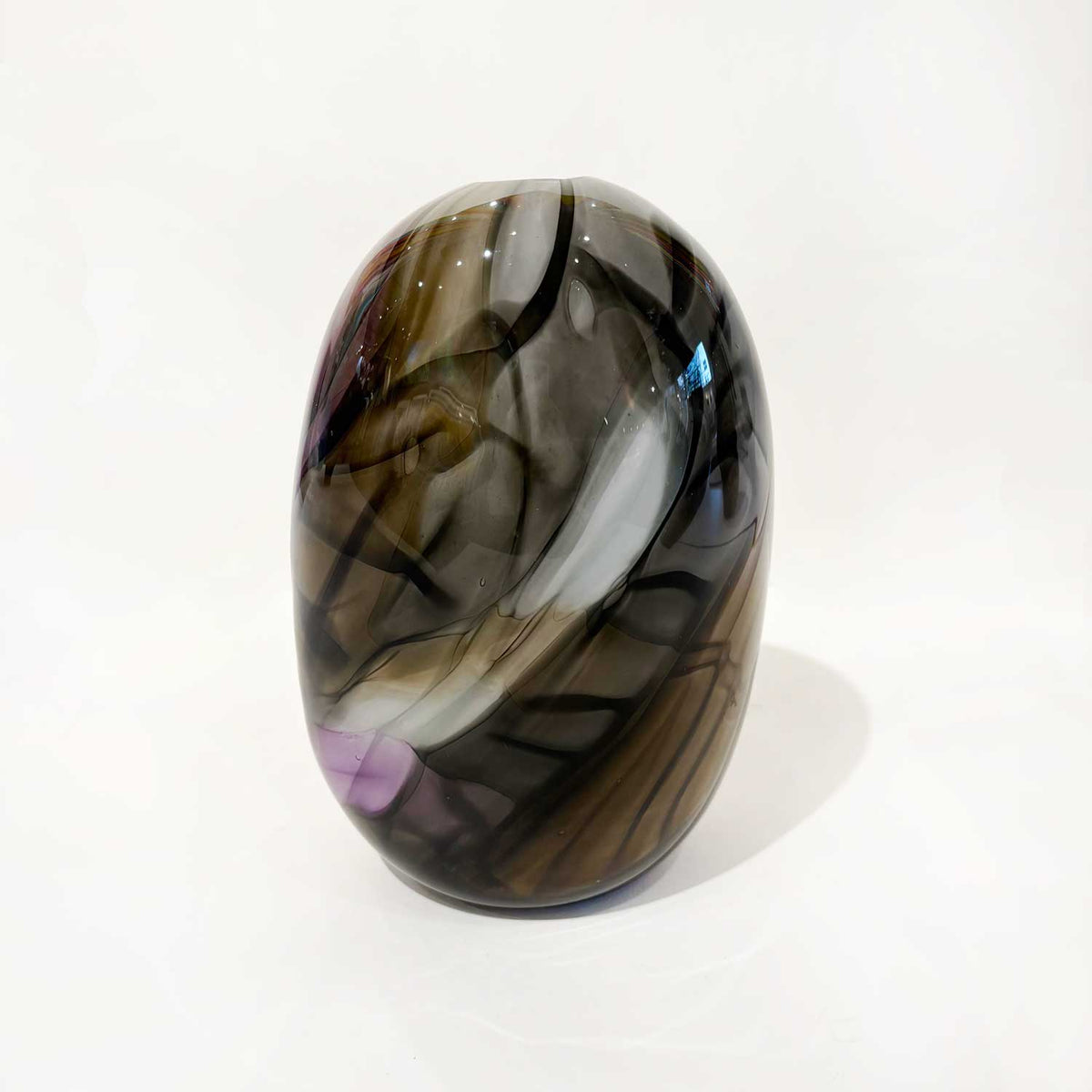 Ether Series Medium Grey Topaz - Petroff Gallery - Glass Art