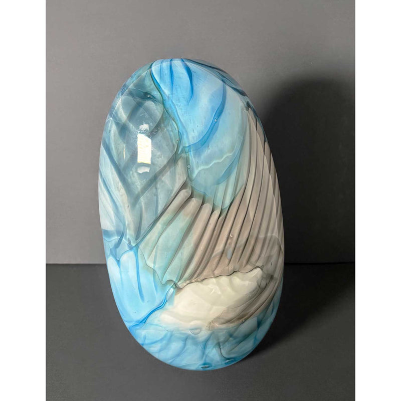 Eather Series Blue Grey - Petroff Gallery - Glass Art