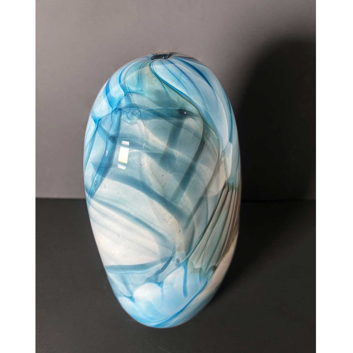 Eather Series Blue Grey - Petroff Gallery - Glass Art