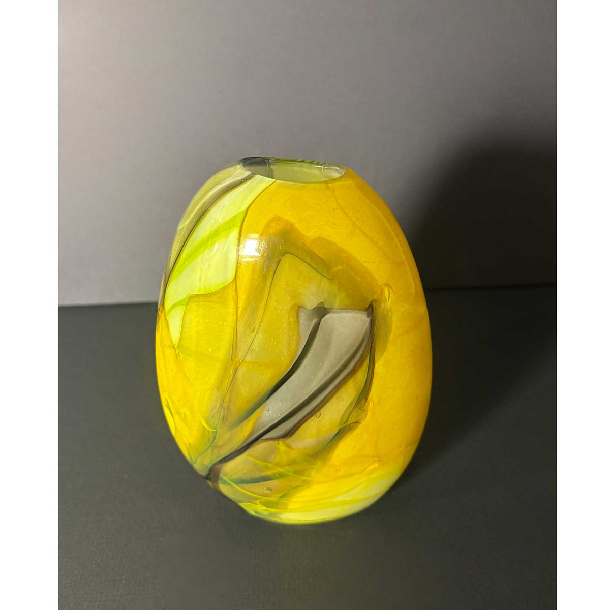 Eather Series Small Lime - Petroff Gallery - Glass Art