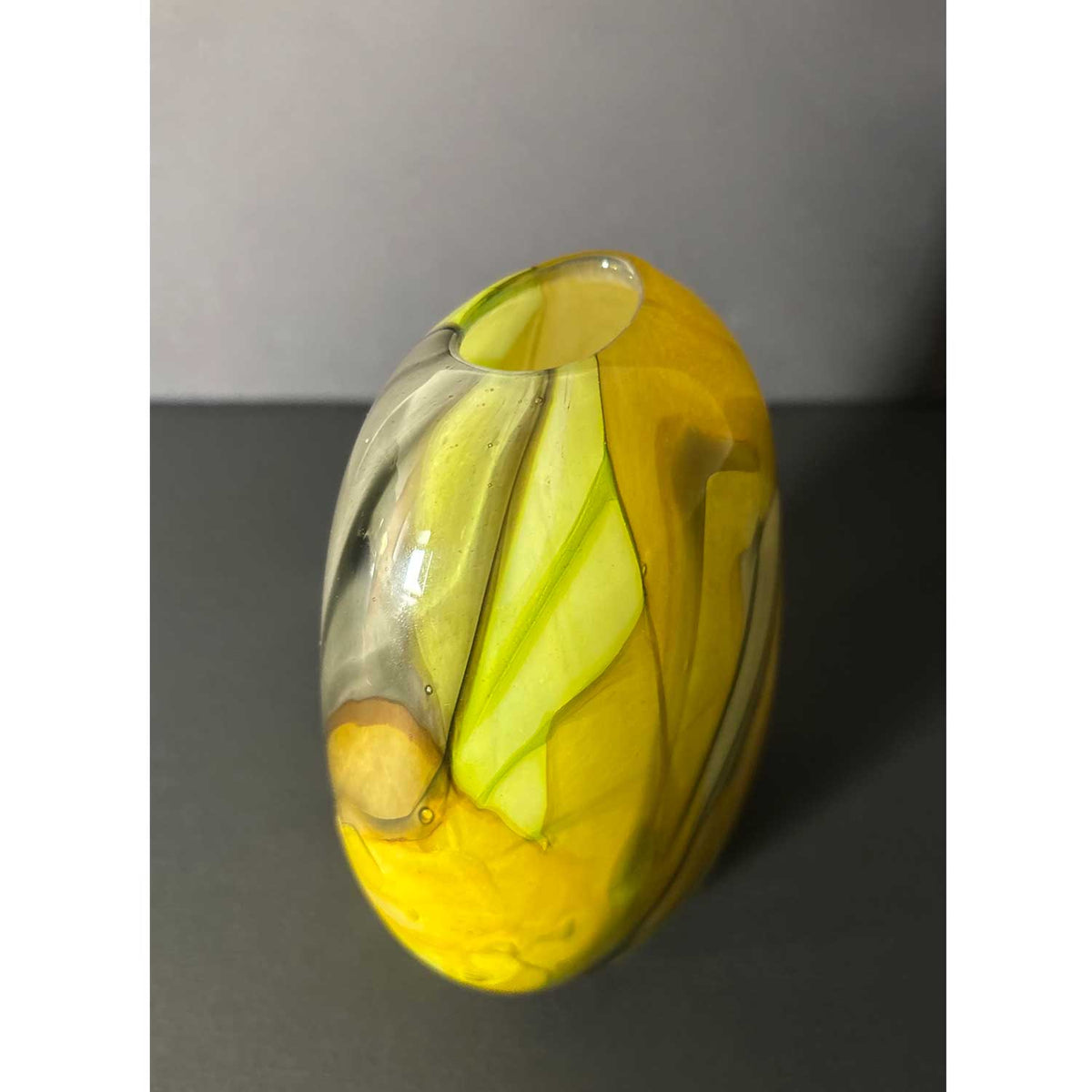 Eather Series Small Lime - Petroff Gallery - Glass Art
