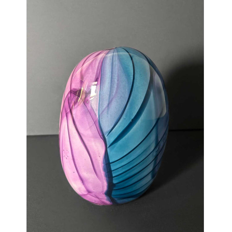 Eather Series Small Blue Purple - Petroff Gallery - Glass Art