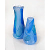 Medium Aqua Fiori Series - Petroff Gallery - Glass Art