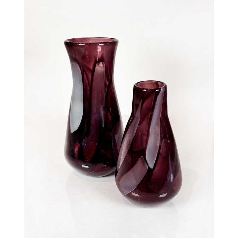 Medium Purple Fiori Series - Petroff Gallery - Glass Art