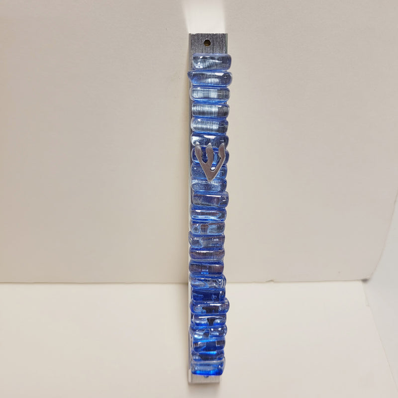 Marcela Rosemberg - Blue Glass Mezuzah