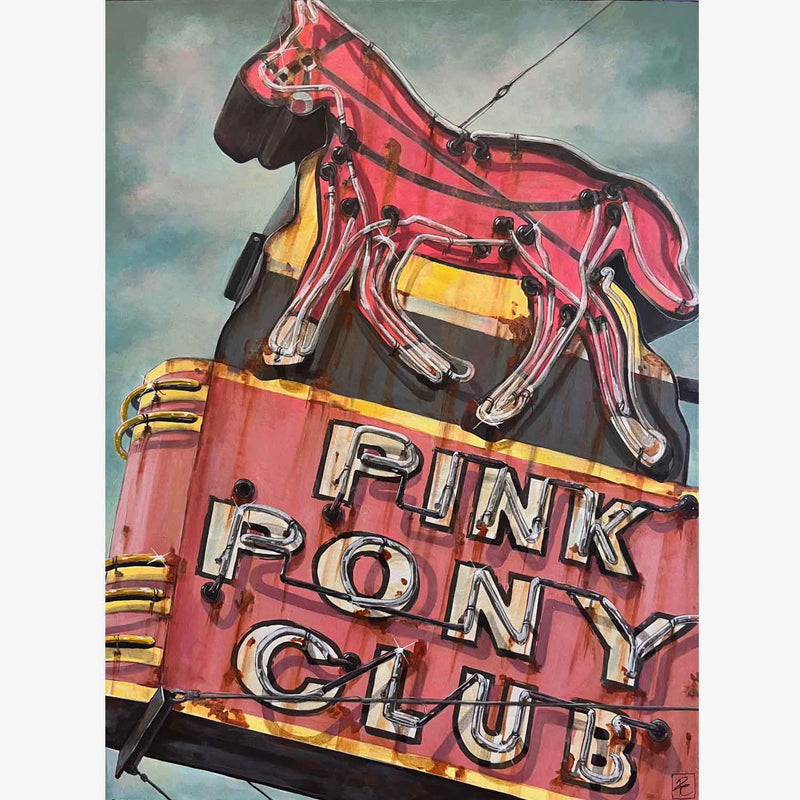Pink Pony 40 x 30 - Petroff Gallery - Paintings