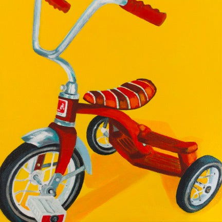 Rad Rider 10" x 10" - Petroff Gallery -  - Kathy Traeger - rad rider