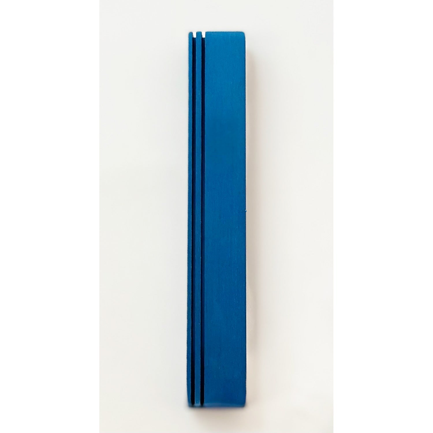 Rail Mezuzah - Blue - Petroff Gallery -  - Adi Sidler - Rail Mezuzah Blue, 6" tall