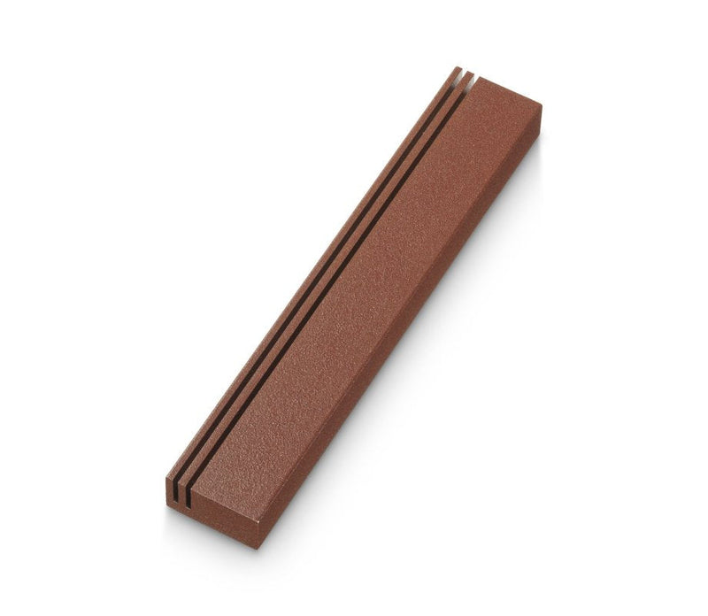 Rail Mezuzah Rust - Petroff Gallery - Judaica