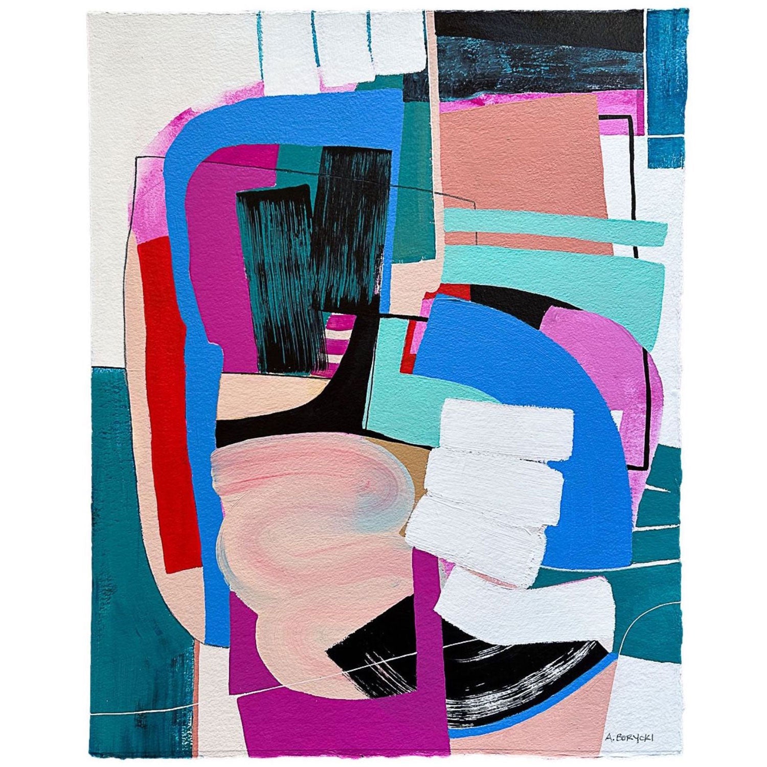 Read My Mind 20" x 16" - Petroff Gallery -  - Alyson Borycki - Read My Mind 20" x 16"