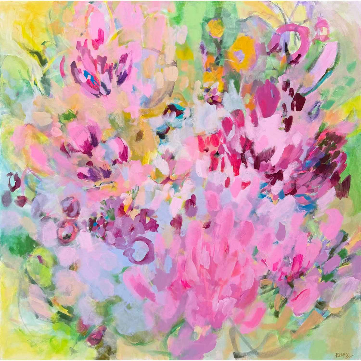 Ready For My Close-Up 36" x 36" - Petroff Gallery - Painting