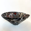 Red Black and White Oval Bowl - Petroff Gallery -  - Makiko Hicher - Red Black and White Bowl, 5.5" x 13" x 13"