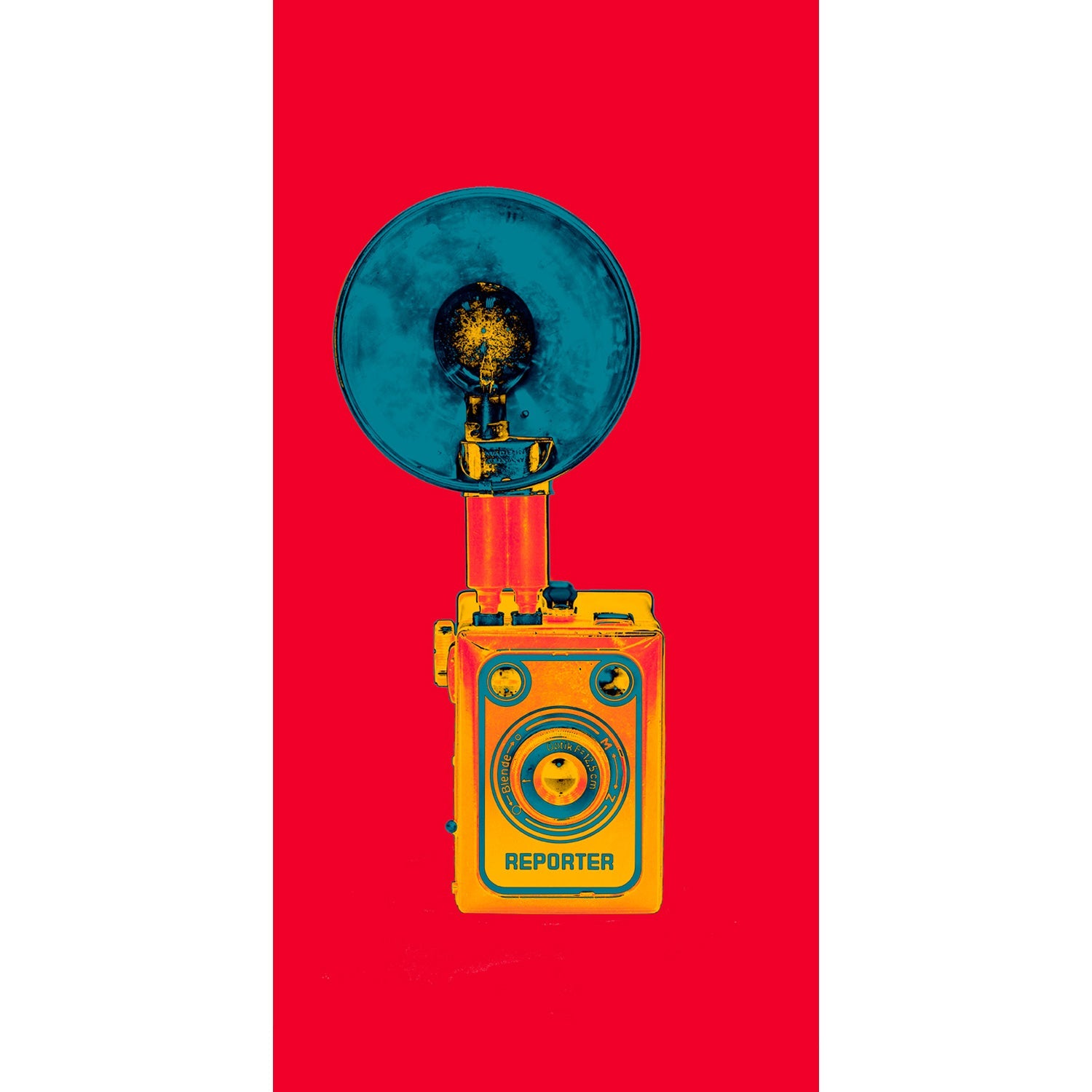 Red Reporter 20" x 10" - Petroff Gallery -  - Jeff Turner and Jane Pike - Red Reporter, 20" x 10"