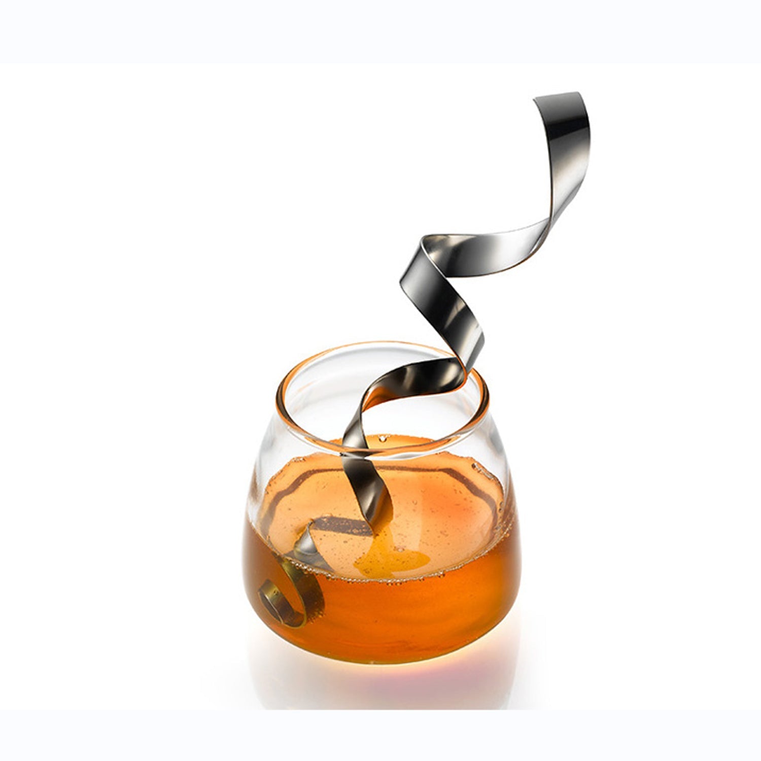 Ribbon Honey dipper and honey pot - Petroff Gallery -  - Laura Cowan - Ribbon honey dipper and honey pot