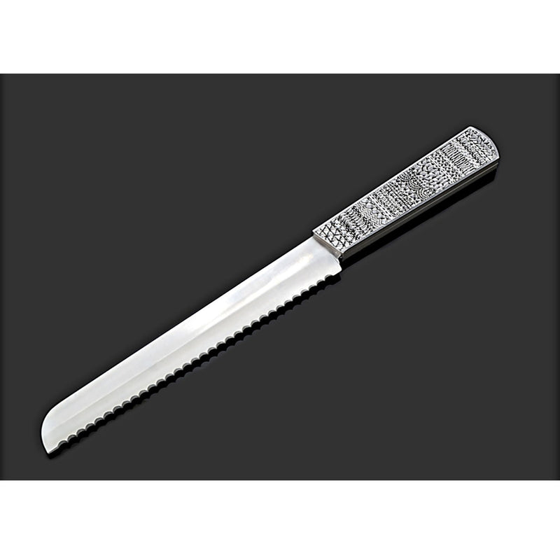 Ribbon Lace Challah Knife - Petroff Gallery -  - Talila Abraham - Ribbon Lace Challah Knife
