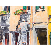 Rio de San Barnaba Dorsoduro 22" x 19" - Petroff Gallery - Painting