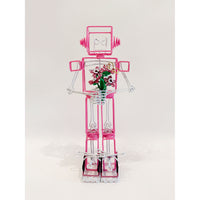 Robot Pink - Petroff Gallery - Mixed Media Art