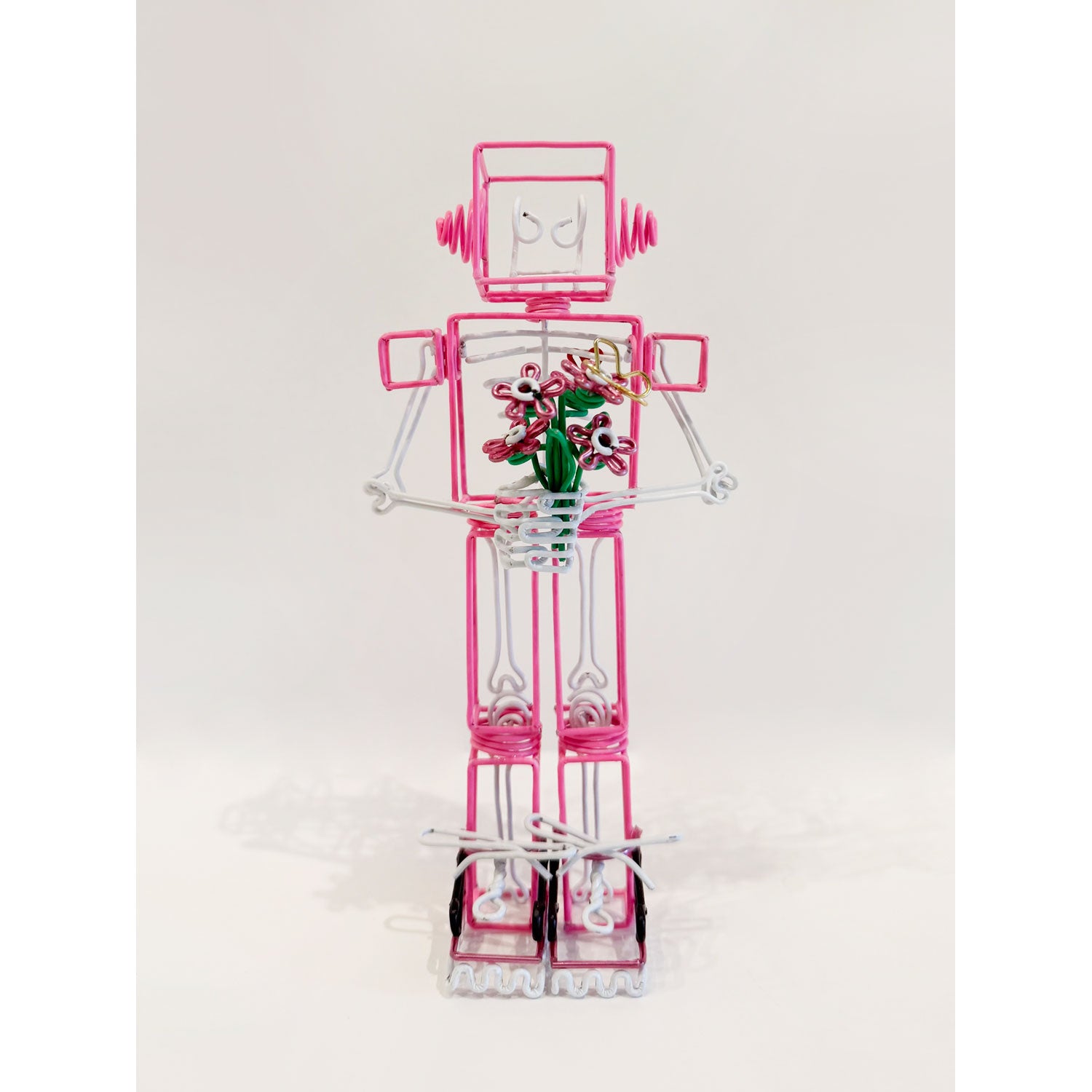Robot Pink - Petroff Gallery - Mixed Media Art