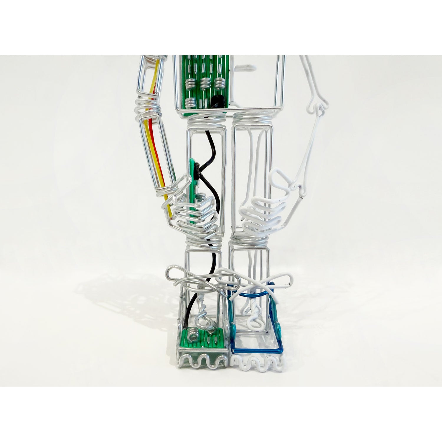Robot Silver - Petroff Gallery - Mixed Media Art
