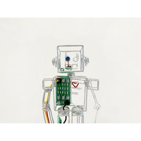 Robot Silver - Petroff Gallery - Mixed Media Art