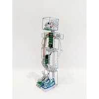 Robot Silver - Petroff Gallery - Mixed Media Art