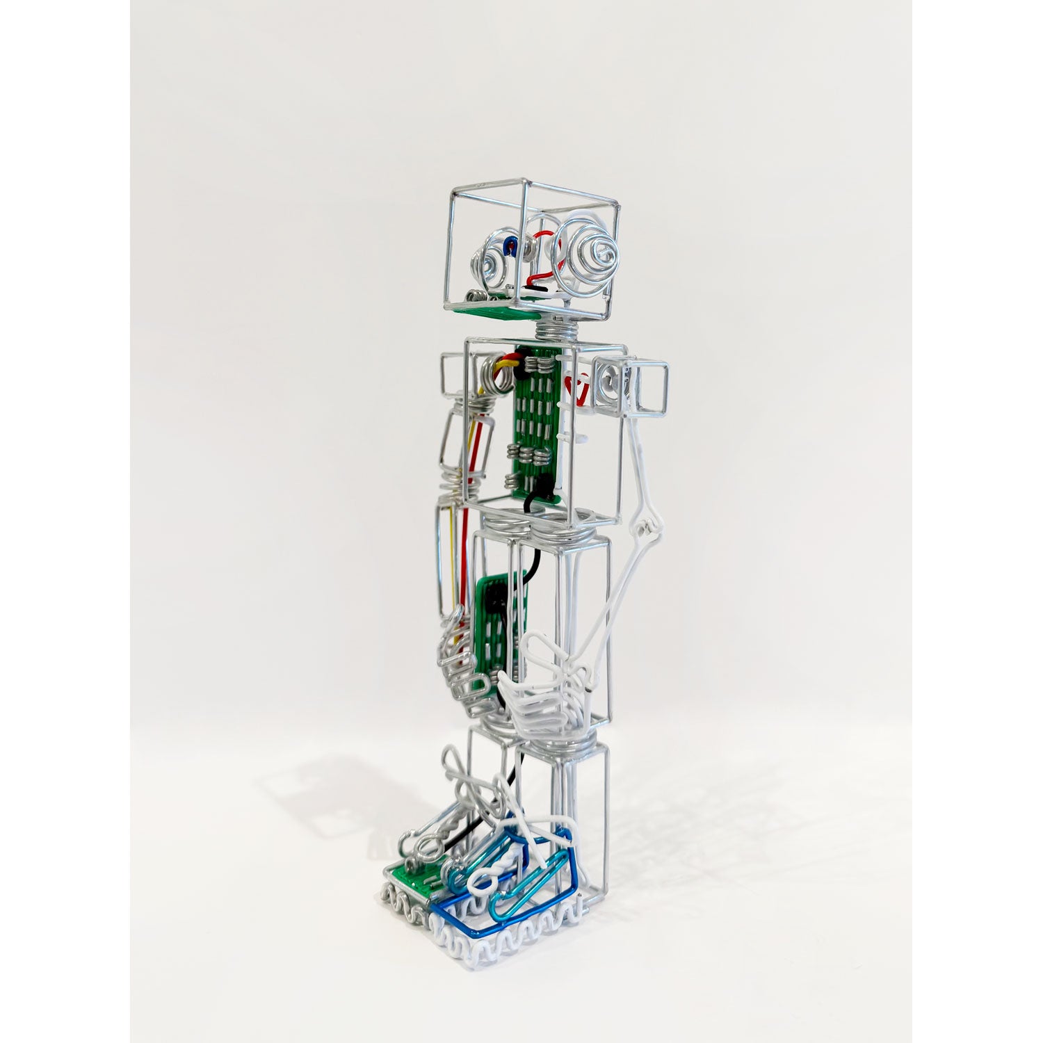 Robot Silver - Petroff Gallery - Mixed Media Art