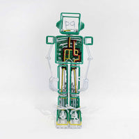 Robot Green (Overgrown) - Petroff Gallery - Mixed Media Art
