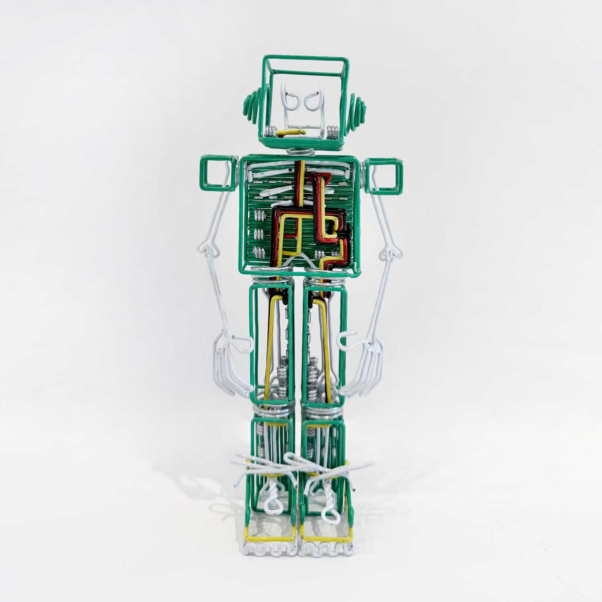 Robot Green (Overgrown) - Petroff Gallery - Mixed Media Art