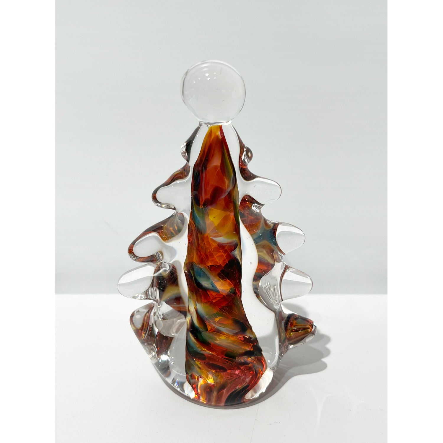 Rosewine Cranberry Evergreen Tree with Star - Petroff Gallery -  - Curtis Dionne - Rosewine Cranberry Evergreen Tree with Star