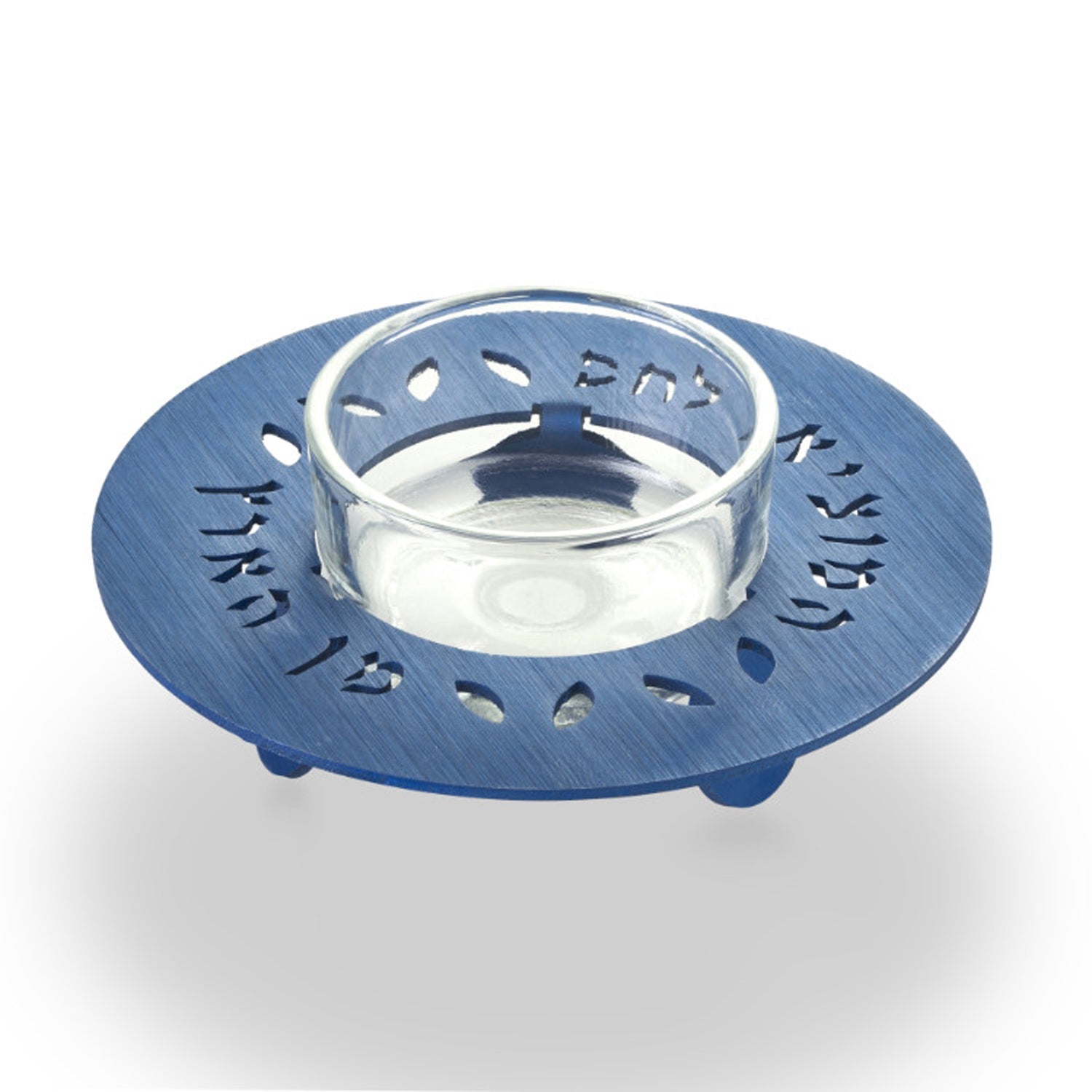 Round Salt Dish - Blue - Petroff Gallery -  - Adi Sidler- round salt dish blue