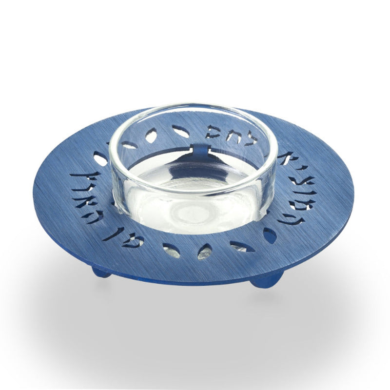 Round Salt Dish - Blue - Petroff Gallery -  - Adi Sidler- round salt dish blue