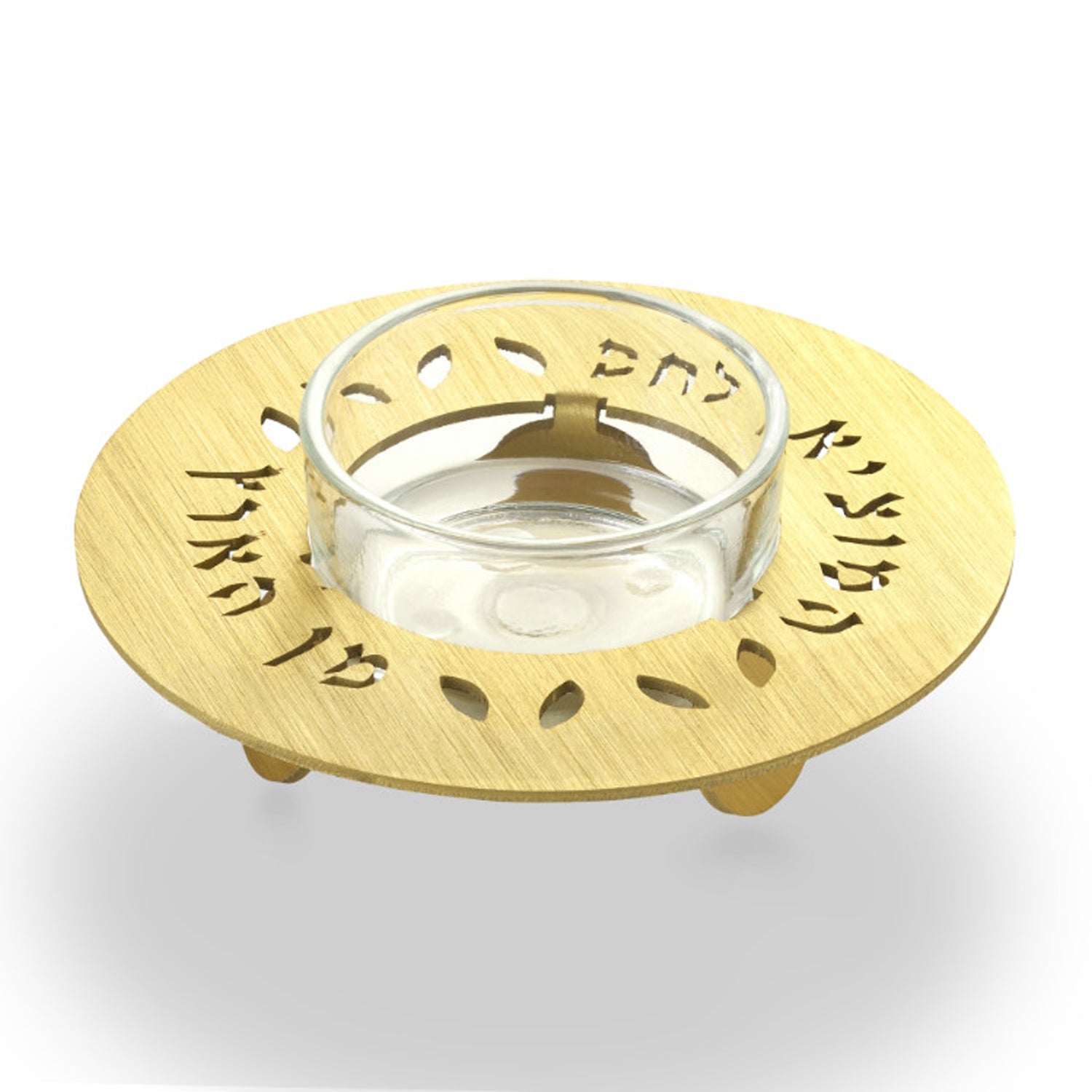 Round Salt Dish - Gold - Petroff Gallery -  - Adi Sidler- round salt dish gold