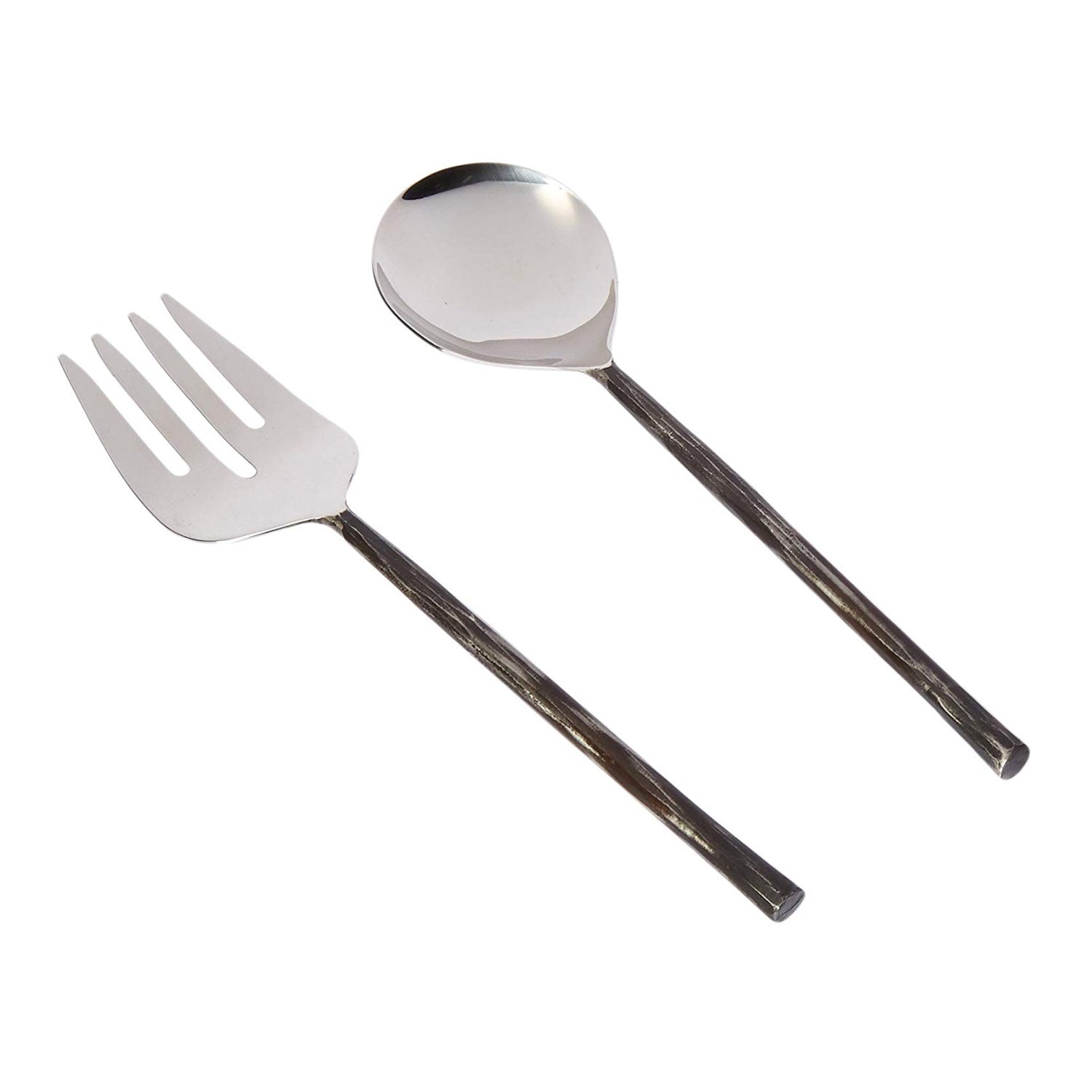 Rustic Salad Servers - Petroff Gallery - Tableware