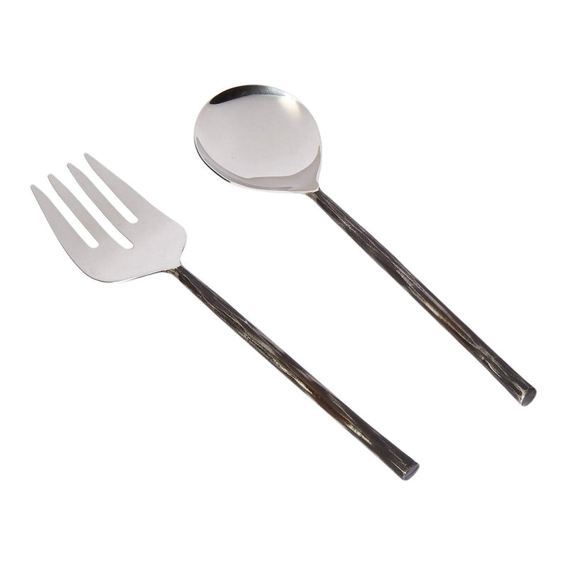 Rustic Salad Servers - Petroff Gallery - Tableware