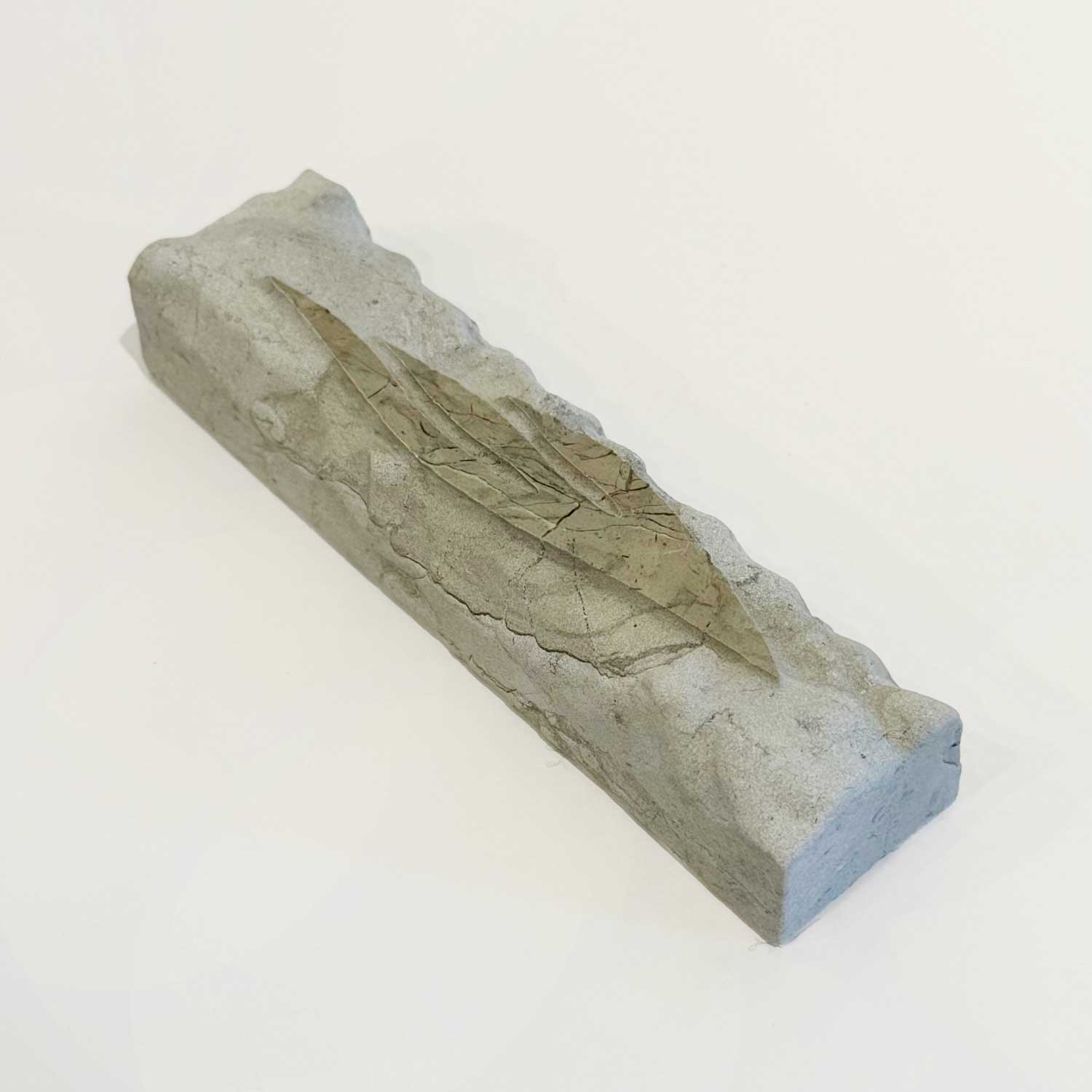 Grey Jerusalem Stone Mezuzah - Petroff Gallery - Judaica